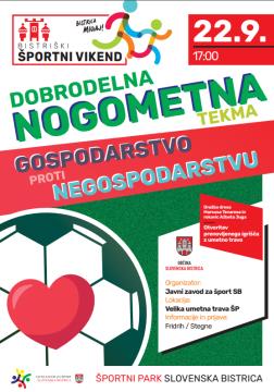 Dobrodelna tekma - 22.9 